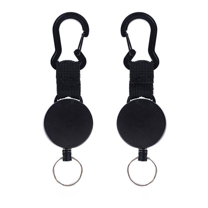 Outdoor Tactical ID Badge Reel Retractable Keychain