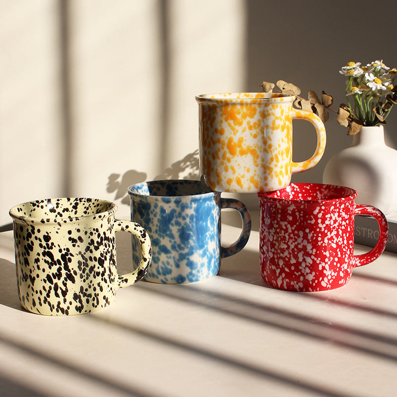 12 oz. Colorful Porcelain Cup Ceramic Water Cup Premium Cup