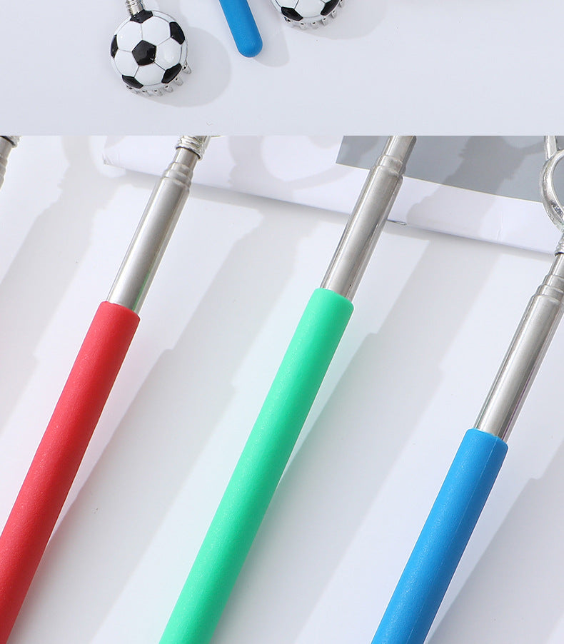 Football Telescoping Stainless Steel Back Scratcher W/ Soft Foam Handle for Itch Relief