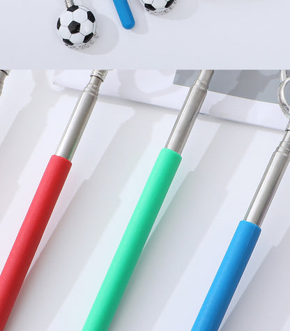 Football Telescoping Stainless Steel Back Scratcher W/ Soft Foam Handle for Itch Relief