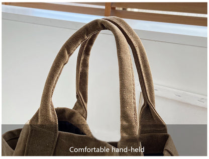 Canvas Shopping Tote Bag Single Shoulder Bag Boat Bag