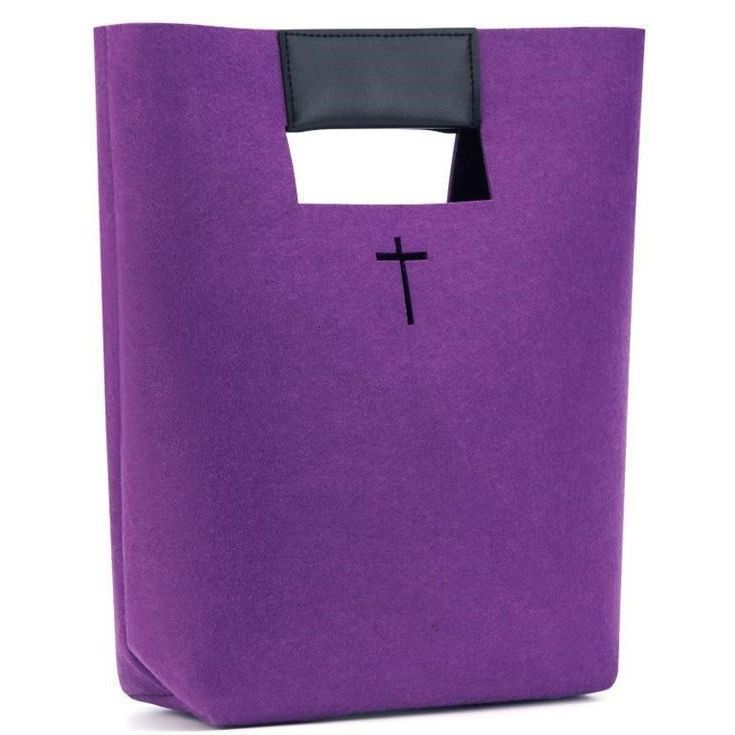 Rectangle Felt Tote Bag Shopping Bag W/Handler