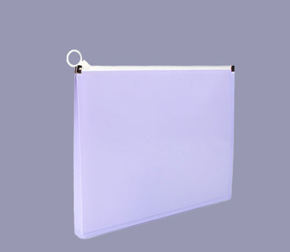 Colorful Zip Plastic Envelopes A4 Zipper Document Folder Letter File Folders Expanding Envelope