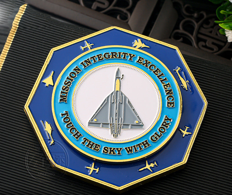 1.8" Fully Customized Metal Challenge Coin Round Commemorative Coins