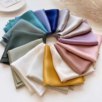 28" x 28" Beige Neck Scarves Kerchief Neckerchief Handbags Wrap Scarf #70
