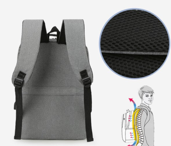Anti Theft Laptop Backpack w/Charging Port
