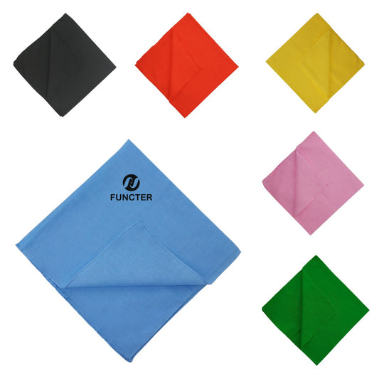 21 x 21" Cotton Solid Color Square Scarf