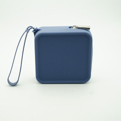 Multi Purpose Portable Silicone Square Organizer Zipper Bag For Samll Items and Cosmetic