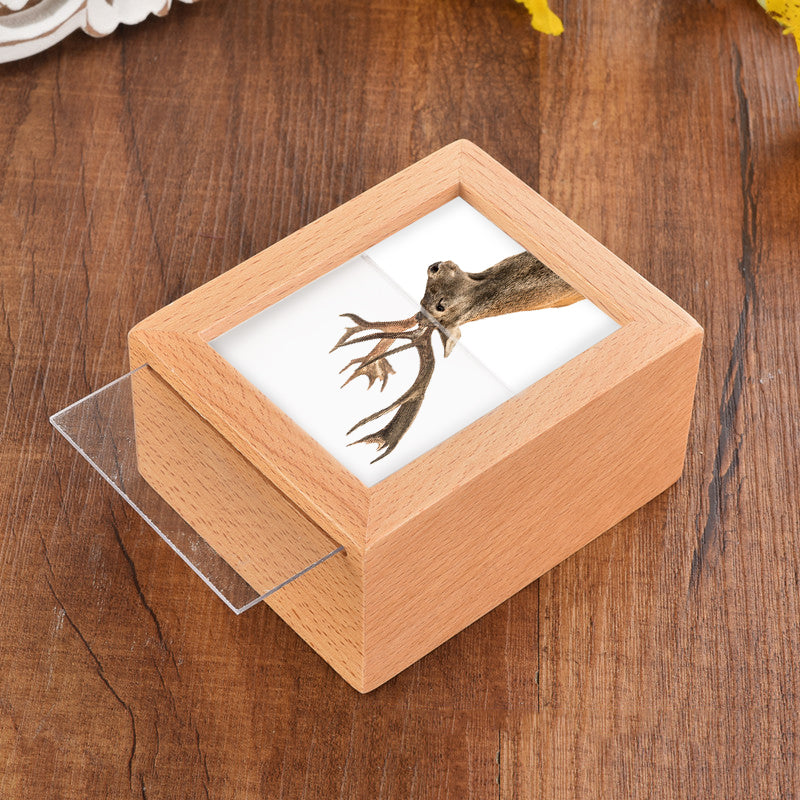 Photo Frame Beech Wood Music Box