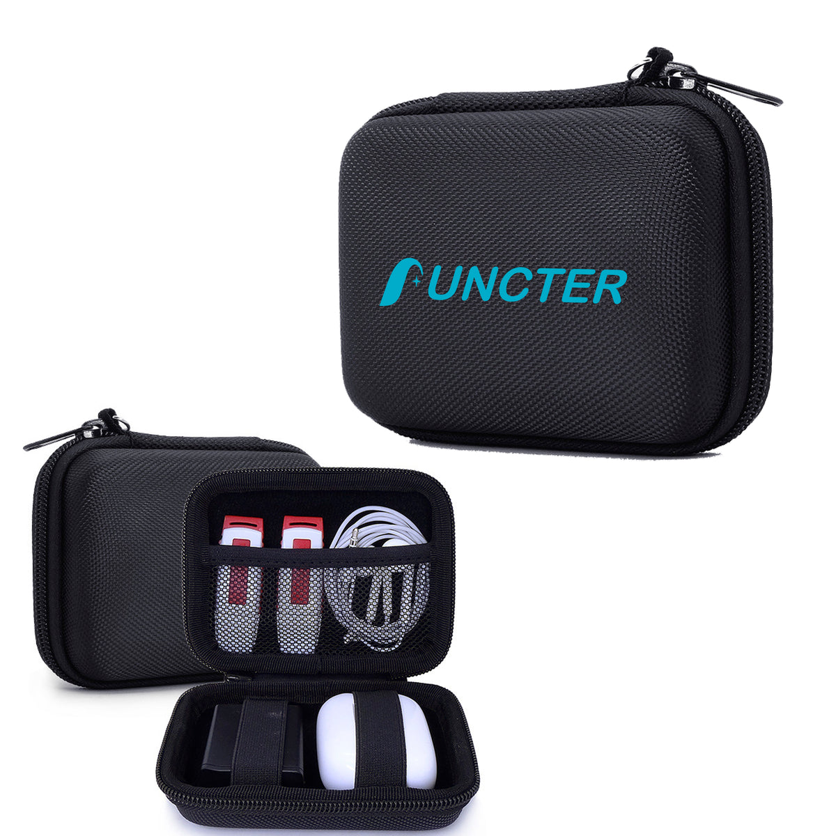 4.9 x 3.6" EVA Travel Data Line Storage Bag Carrying Case