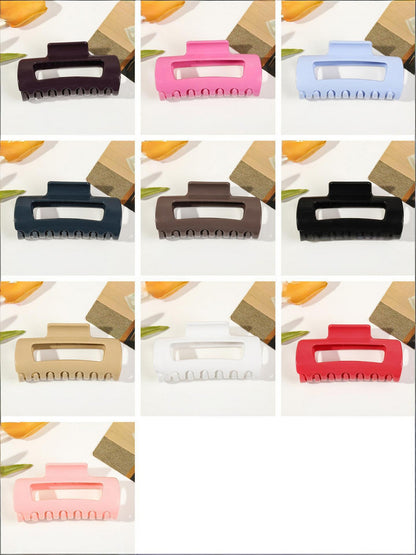 Soft Silicone Curved Hair Clips