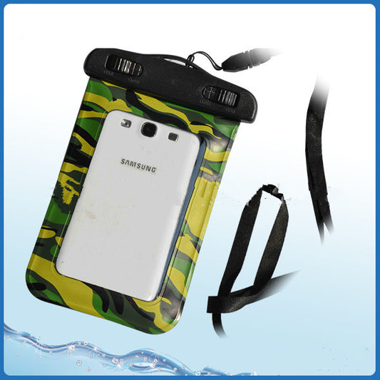 5.5''Camouflage Waterproof Smart Phone Bag w/Compass