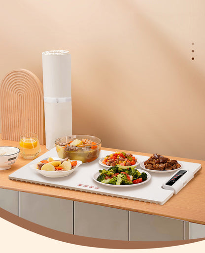 Silicone Heating Mat Food Warming Mat, Electric Warming Tray for Buffets & Parties