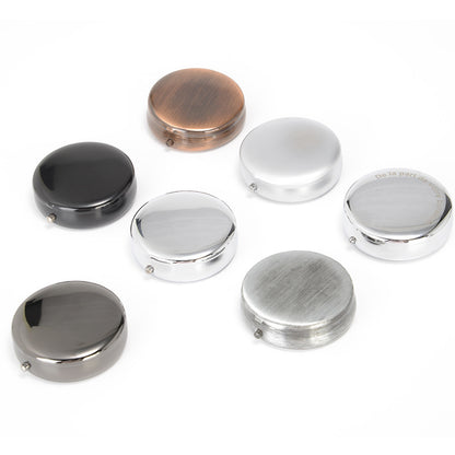 Round-shaped Portable Keychain Column Ash Tray with Key Ring