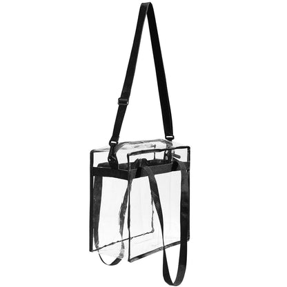 Clear PVC Shopping Bag Single Shoulder Bag Tote Bag