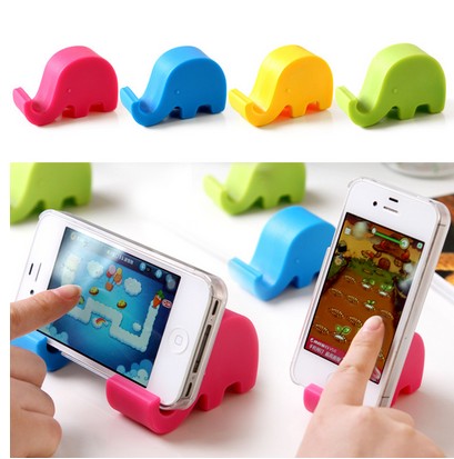 Tiny Elephant Shaped Phone Holder