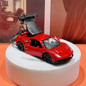 Mini Simulation Sports Car Model Keychain Classic Car Shaped Keychain