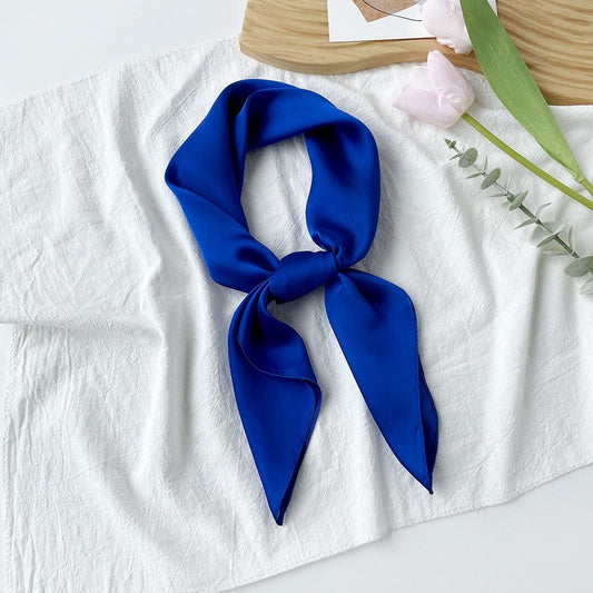 28" x 28" Royal Blue Neck Scarves Kerchief Neckerchief Handbags Wrap Scarf #74