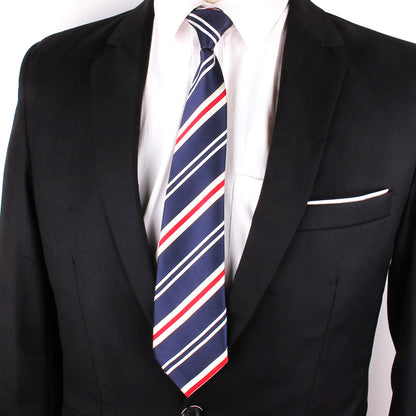 Custom Pre-tied Tie Adult Polyester Silk Adjustable Necktie