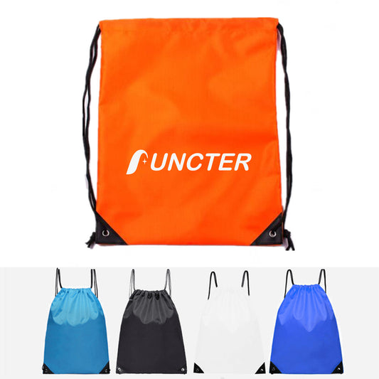7.8 x 11.8" 210D Polyester Drawstring Backpack for Party Gym Sport Trip