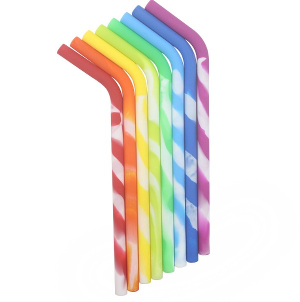 Reusable Silicone Drinking Straws