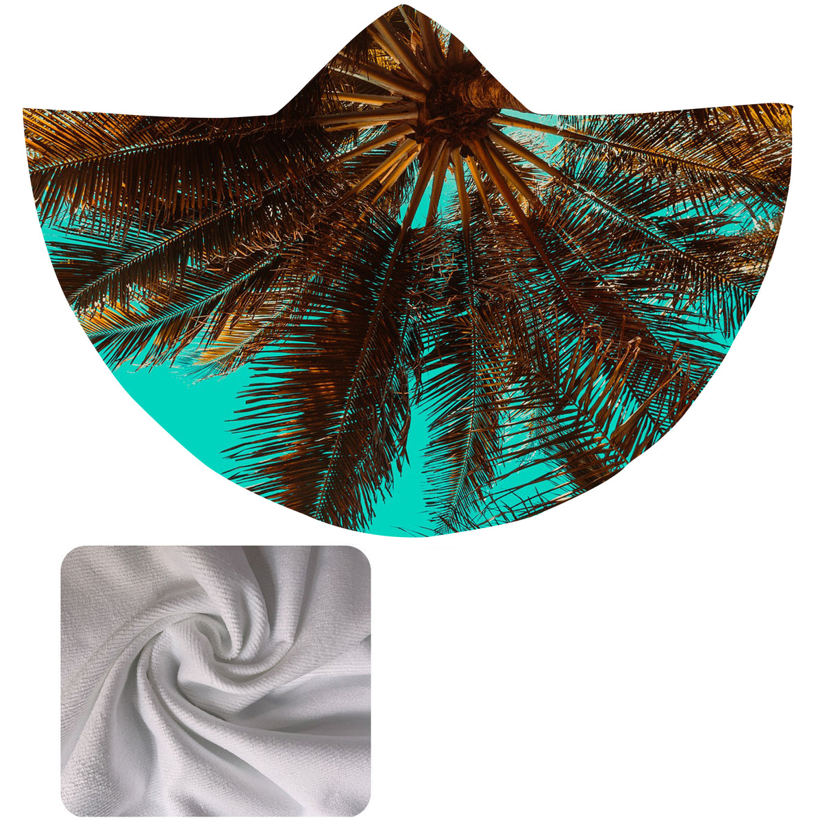 51 x 39.4" Hooded Beach Towel Surf Poncho#2