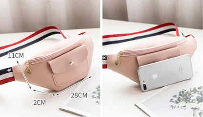 Fashion PU Leather Lady Waist Pack