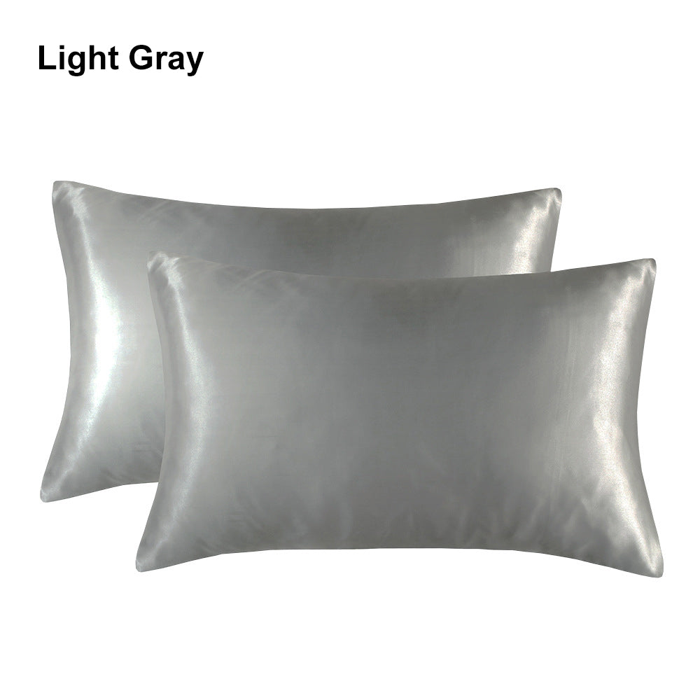 Full Printed 20 x 30" Premium Square Satin Silk Throw Pillowcase - Envelope Closure