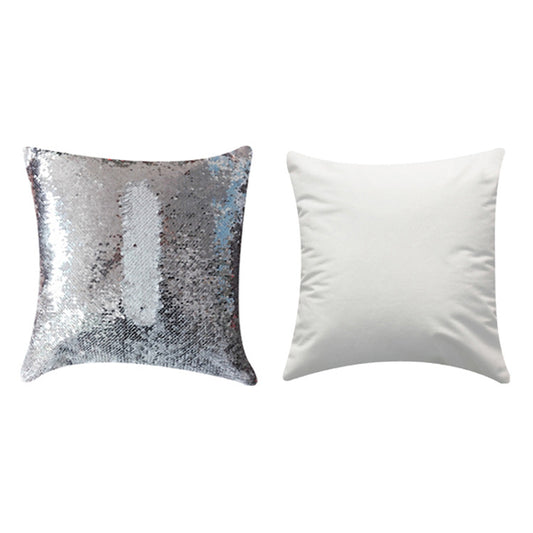 Magic Reversible Sequins Decorative Cushion Cover Pillowcase for Couch Sofa Bed