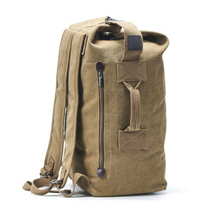 30L Vintage Classic Canvas School Travel Backpack Premium Quality Tablet Rucksack