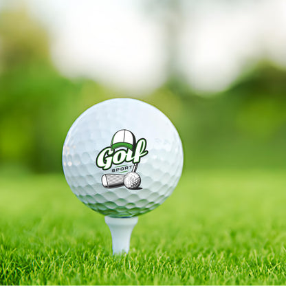 Golf Practice Ball White Double-Layer Construction Golf Training Ball With 392 Aerodynamic Dimples