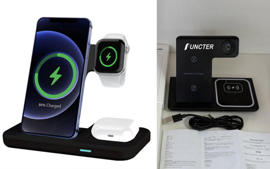 Foldable Wireless Charger Station Magnetic Wireless Charger