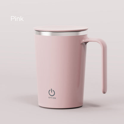 400 ml Mixing Cup 304 Stainless Steel Magnetization Cup Automatic Magnetic Cup Portable Coffee Cup