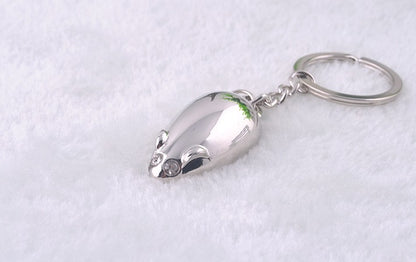 Diamond Eyes Mouse Shaped Key Chain