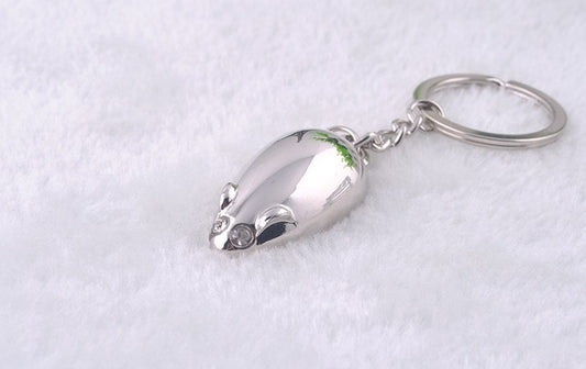 Diamond Eyes Mouse Shaped Key Chain