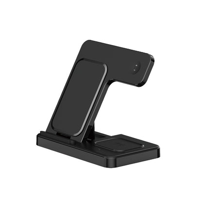 Foldable Wireless Charger Station Magnetic Wireless Charger W/A Charger Plug