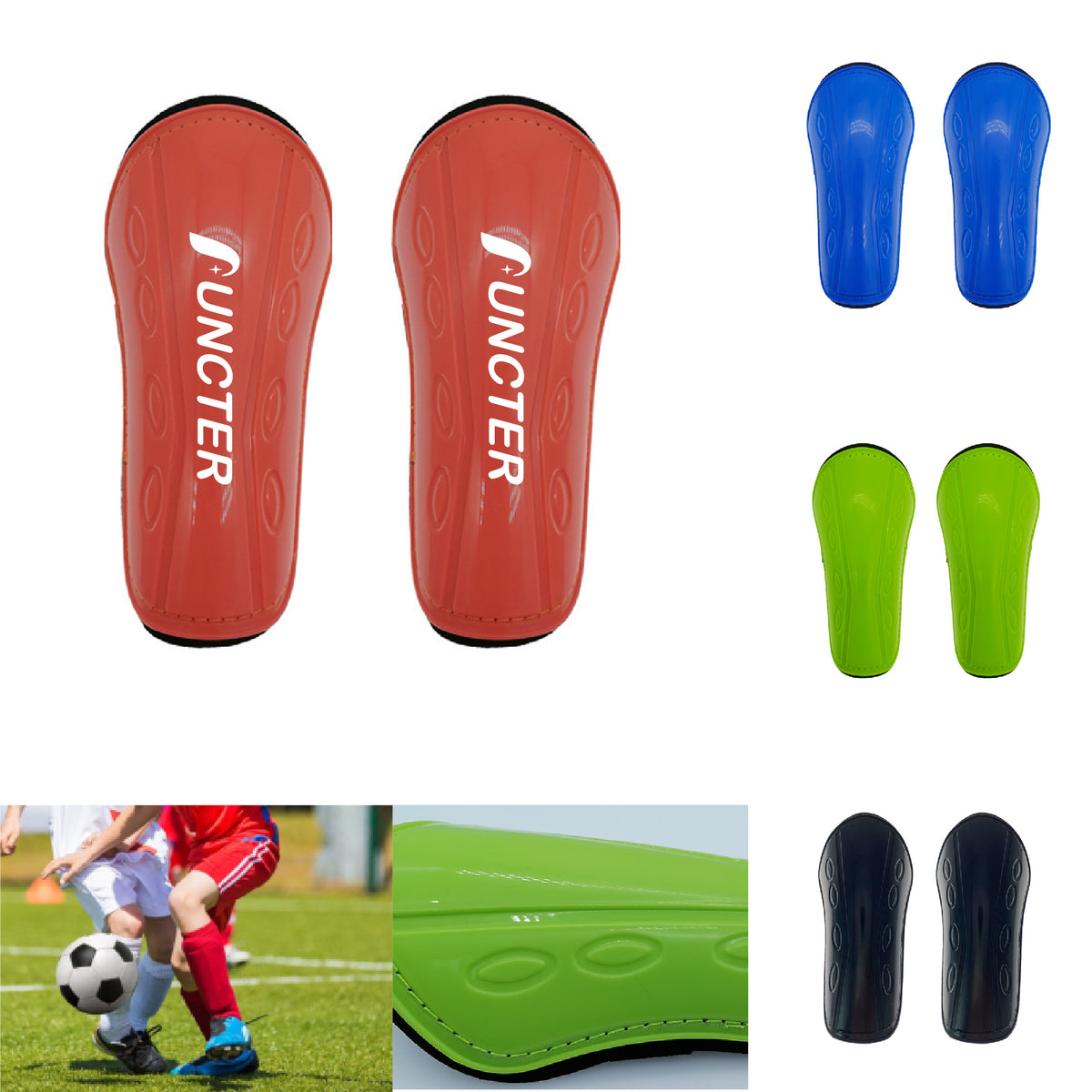 Shin Soccer Guards Pads for Youth Leg Protector Brace Size M