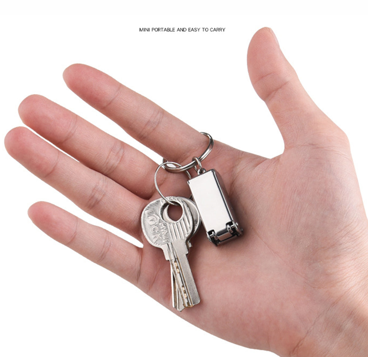 Mini Stainless Steel Nail Cutters Keychain