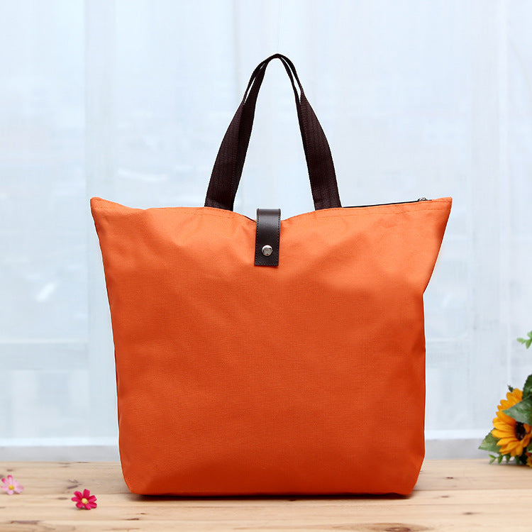 Folding Heavy Duty Oxford Groceries Bag Reusable Shopping Bags Large Foldable Tote Bag (Model D)