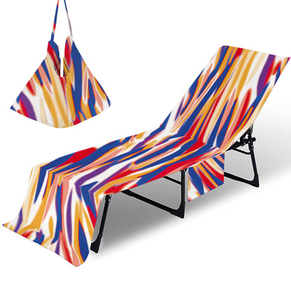 Microfiber Chaise Beach Towel Pool Lounge Chair Cover