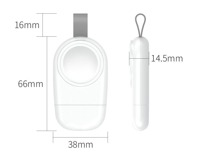 Magnetic Wireless Watch Charger Wireless Charging Pad Travel Charger-Screen Printed