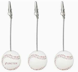 Baseball Photo Clip - Metal Alligator Clip For Notes, Photos Home Office Decor