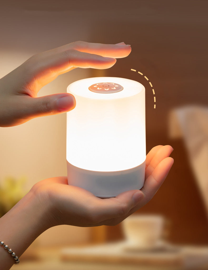 LED Touch Night Light for Kids, Nursing Lamp With Built-in Rechargeable Battery-Remote Control