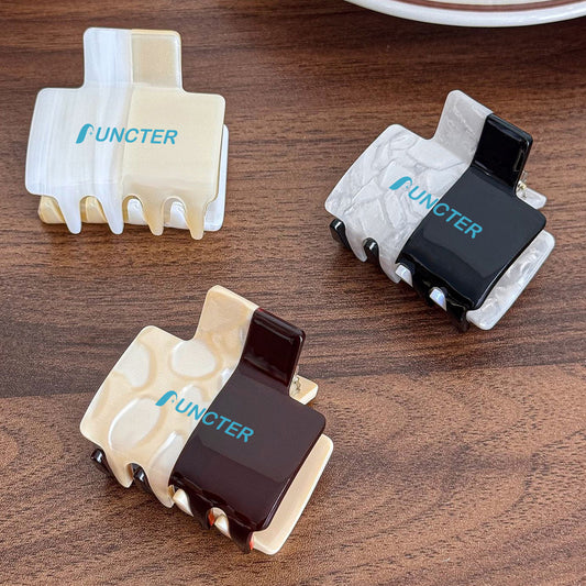 1.7" L Small Multi-Color Acetate Hair Clip Hair Claw