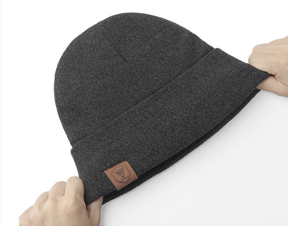Unisex Adult Knit Cuffed Beanie Hat