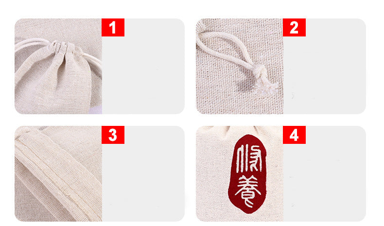 Custom 5.9" X 7.9" 8 Oz High Top Linen Cloth Drawstring Bags Jewelry Wedding Candy Gift Bags