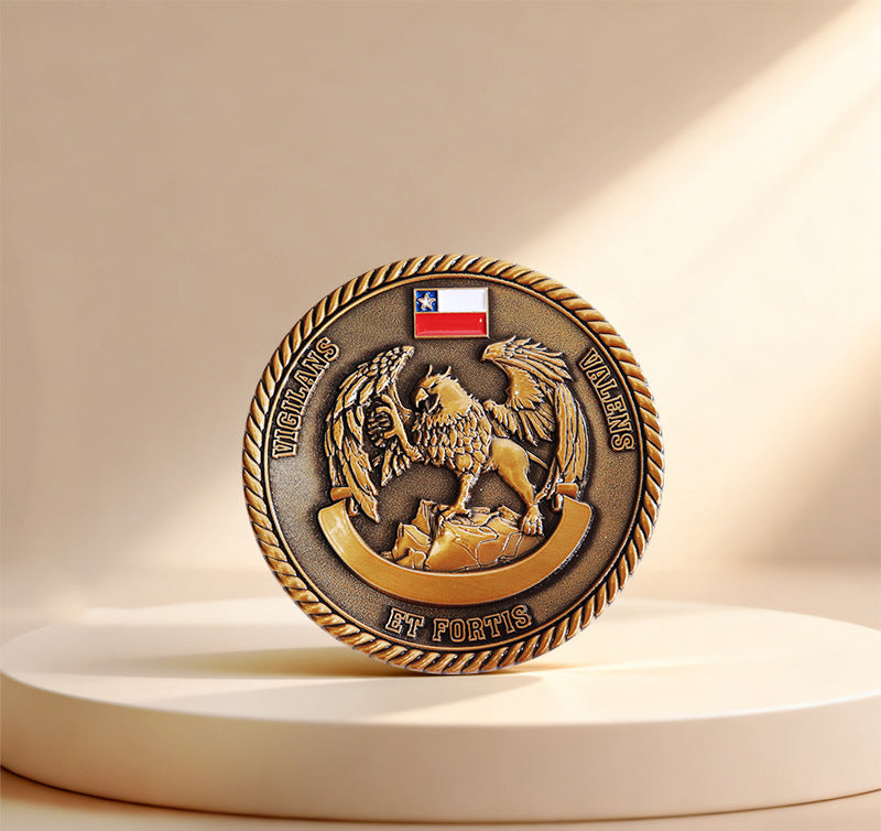 1.8" Fully Customized Metal Challenge Coin Round Commemorative Coins