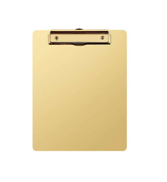 A5 Stainless Steel Heavy Duty Metal Menu Folder & Clipboard