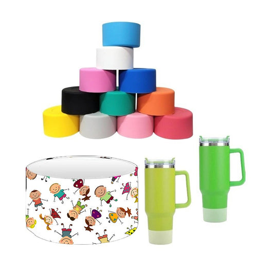 Side Outer Surface Custom Style Silicone Cup Base Protector 2.8" Diameter