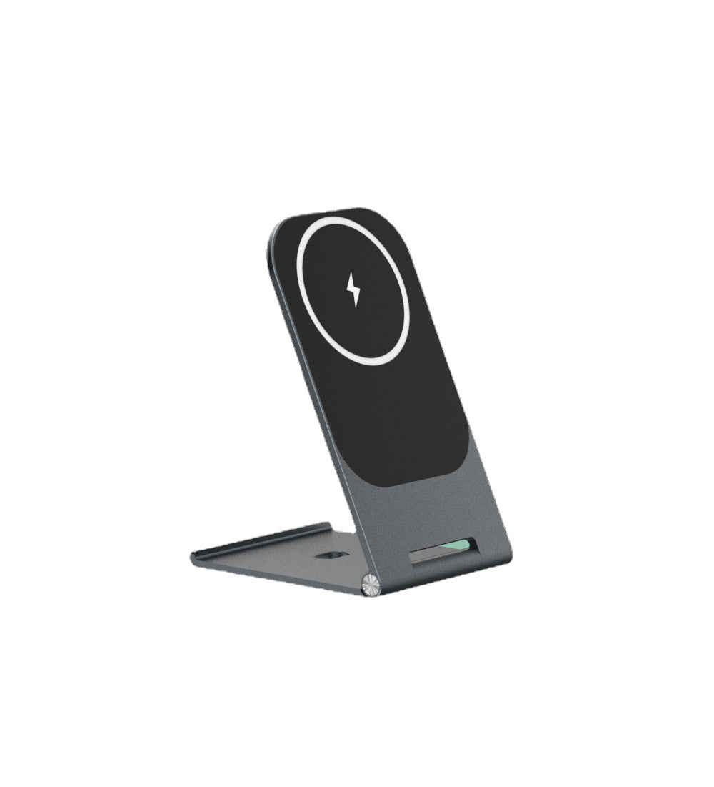 15W Magnetic Foldable Wireless Charger Station Phone Holder